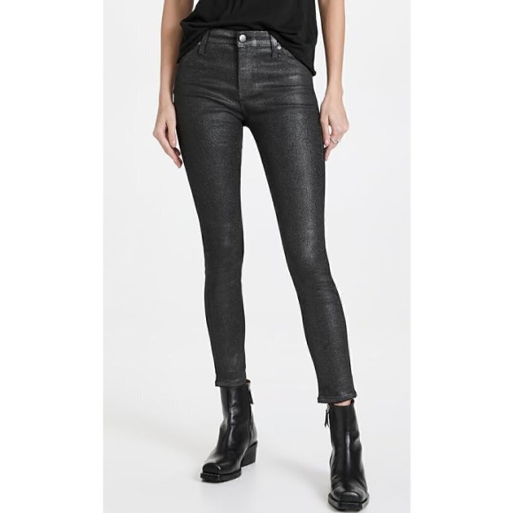 AG JEANS Adriano Goldschmied Farrah Skinny Ankle Jeans, Luminous Gunmetal